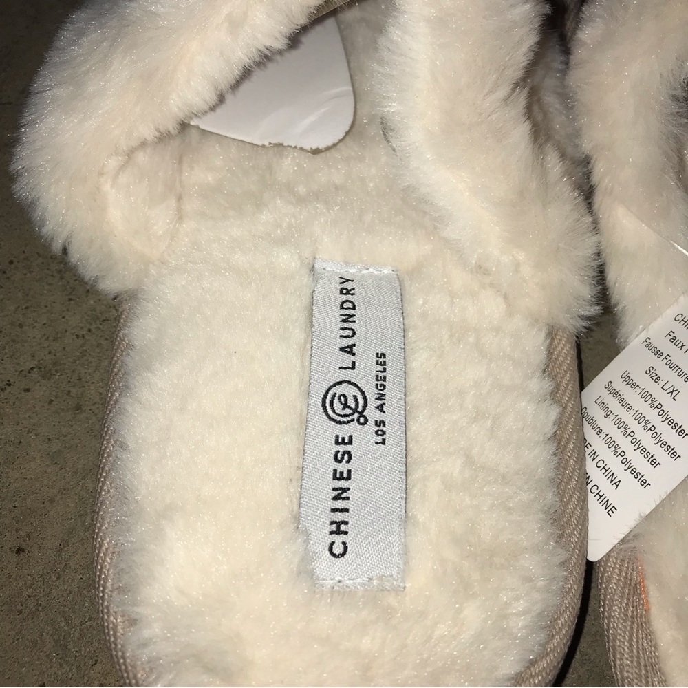 Chinese Laundry Furry Lined Slippers NWT - Picture 5 of 6
